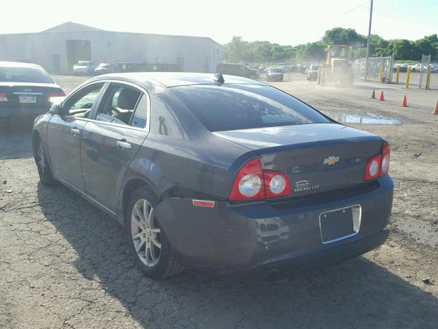 1G1ZE5E06CF321789 - 2012 CHEVROLET MALIBU LTZ ნაცრისფერი ფოტო 3