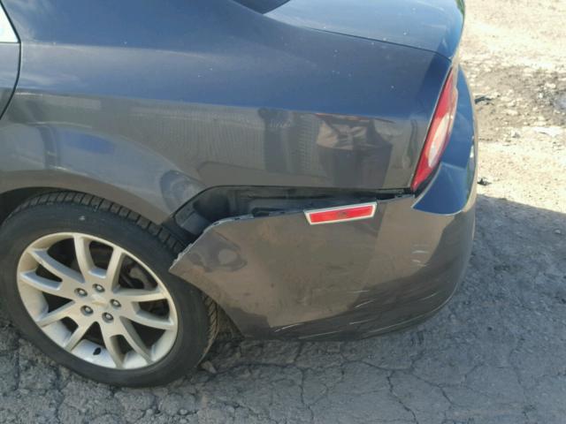 1G1ZE5E06CF321789 - 2012 CHEVROLET MALIBU LTZ ნაცრისფერი ფოტო 9