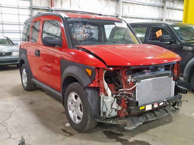 5J6YH27685L023740 - 2005 HONDA ELEMENT EX RED photo 1