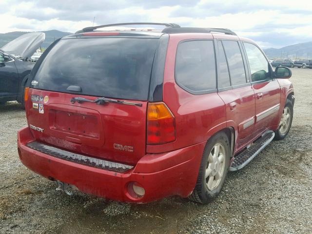 1GKDT13S222343299 - 2002 GMC ENVOY MAROON photo 4