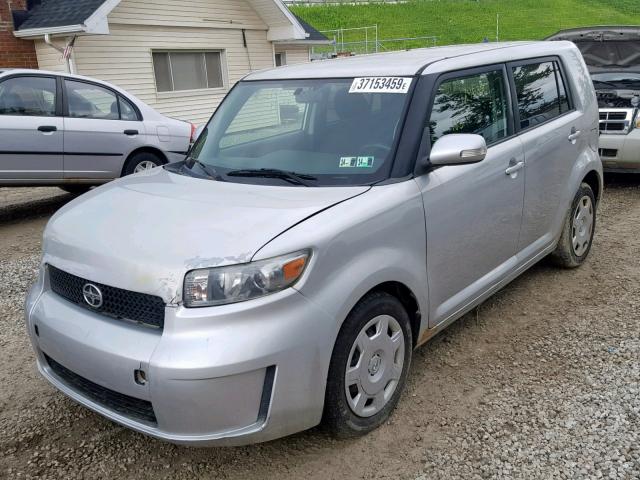 JTLKE50E481027960 - 2008 TOYOTA SCION SILVER photo 2