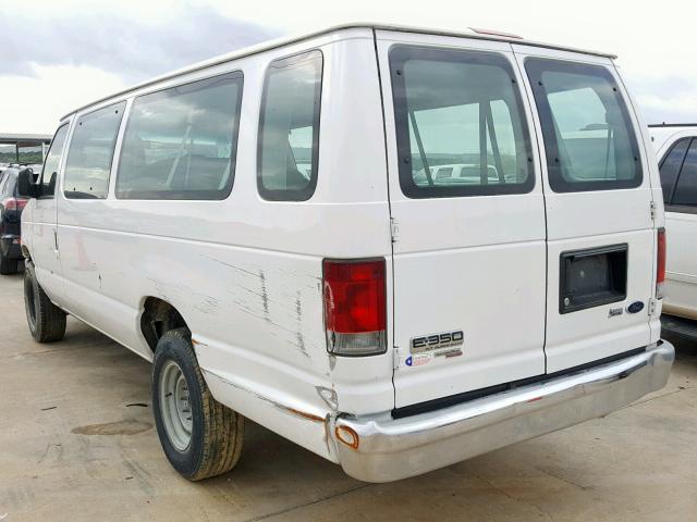 1FBSS3BLXDDA00456 - 2013 FORD ECONOLINE WHITE photo 3