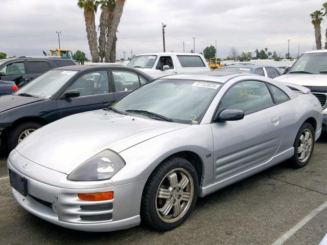 4A3AC54H41E076959 - 2001 MITSUBISHI ECLIPSE GT SILVER photo 2