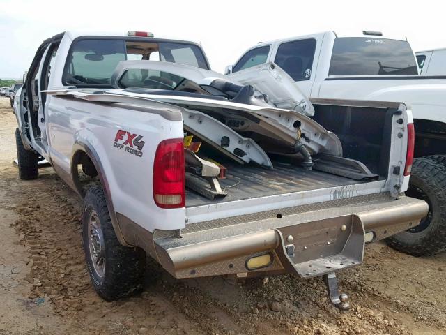 1FTWW31P25ED01529 - 2005 FORD F350 SRW S WHITE photo 3