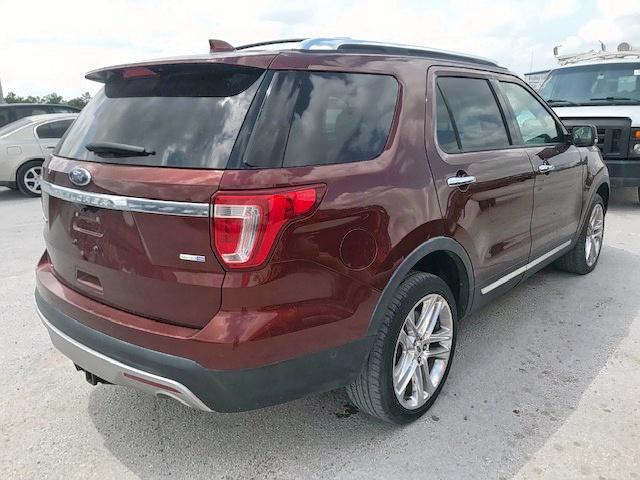 1FM5K8F87GGA38656 - 2016 FORD EXPLORER L BROWN photo 4