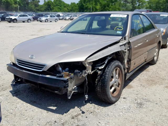 JT8BF28G215105386 - 2001 LEXUS ES 300 TAN photo 2