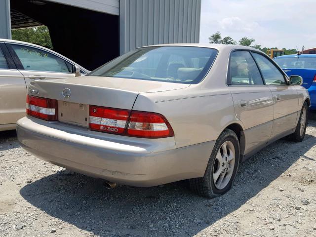 JT8BF28G215105386 - 2001 LEXUS ES 300 TAN photo 4