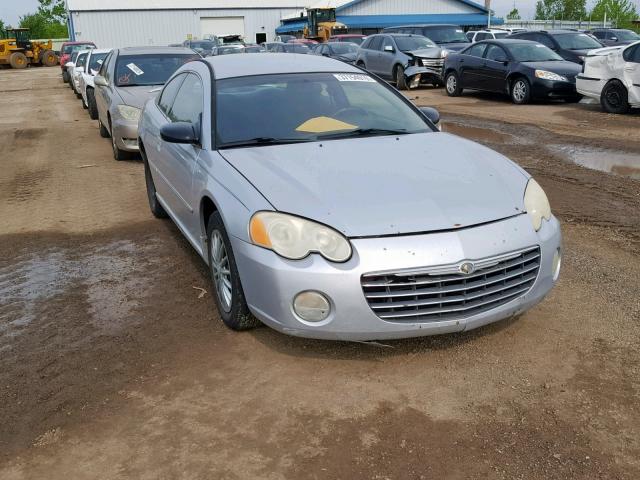 4C3AG42G64E096942 - 2004 CHRYSLER SEBRING LX SILVER photo 1