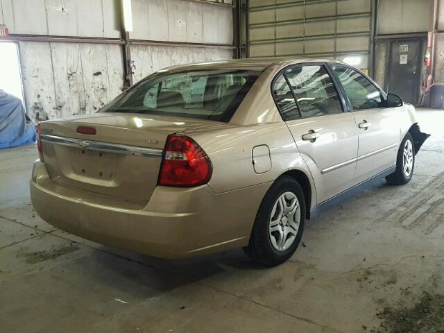 1G1ZS58F17F177714 - 2007 CHEVROLET MALIBU LS 棕色 照片 4