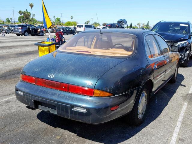 JNKAY21D3PM012039 - 1993 INFINITI J30 GREEN photo 4