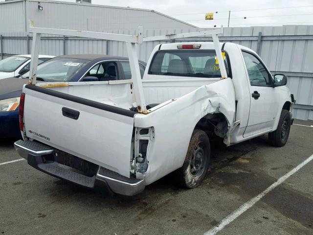 1GCCS146768316565 - 2006 CHEVROLET COLORADO WHITE photo 4