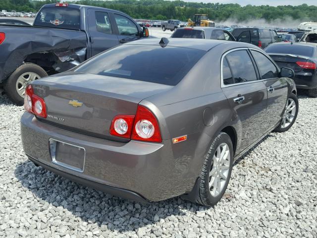 1G1ZE5E04CF345265 - 2012 CHEVROLET MALIBU LTZ ყავისფერი ფოტო 4