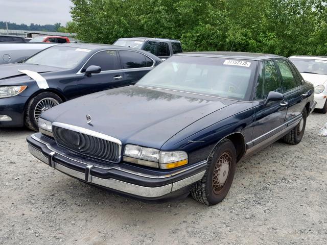 1G4CW53L5N1669392 - 1992 BUICK PARK AVENU BLACK photo 2