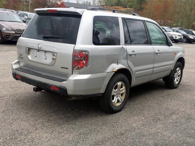 5FNYF18248B016423 - 2008 HONDA PILOT VP GRAY photo 4