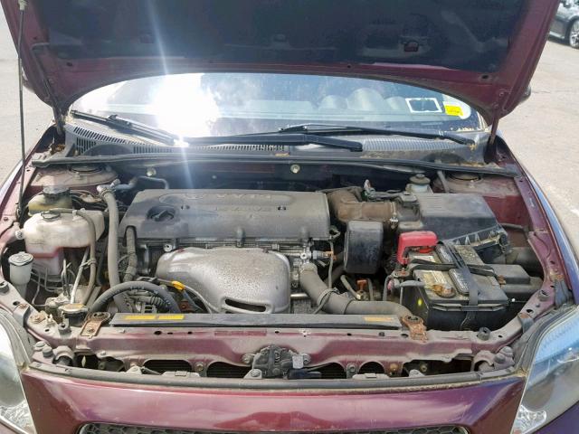 JTKDE177160140457 - 2006 TOYOTA SCION TC ბურგუნდია ფოტო 7
