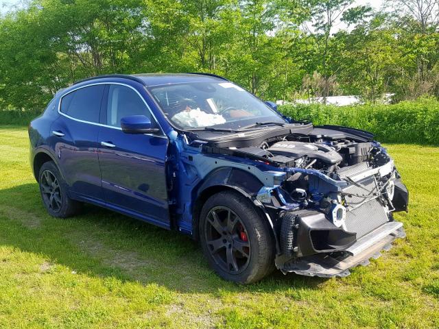 ZN661XUS1JX284256 - 2018 MASERATI LEVANTE SP BLUE photo 1