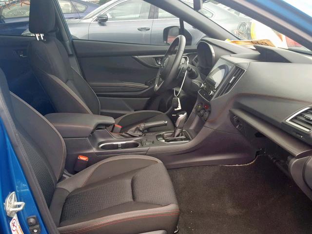 4S3GKAL61H3601040 - 2017 SUBARU IMPREZA SP BLUE photo 5