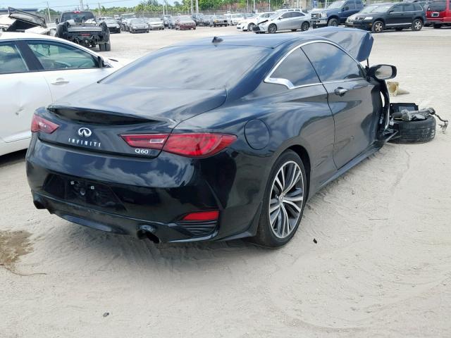 JN1EV7EK3JM340394 - 2018 INFINITI Q60 LUXE 3 BLACK photo 4