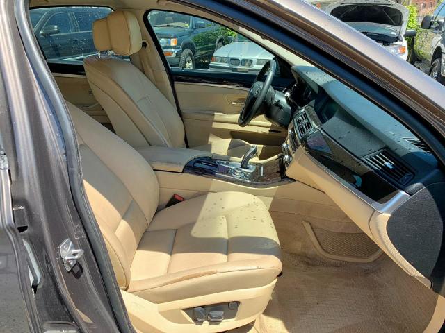 WBAXH5C51CDW09989 - 2012 BMW 528 XI BROWN photo 5