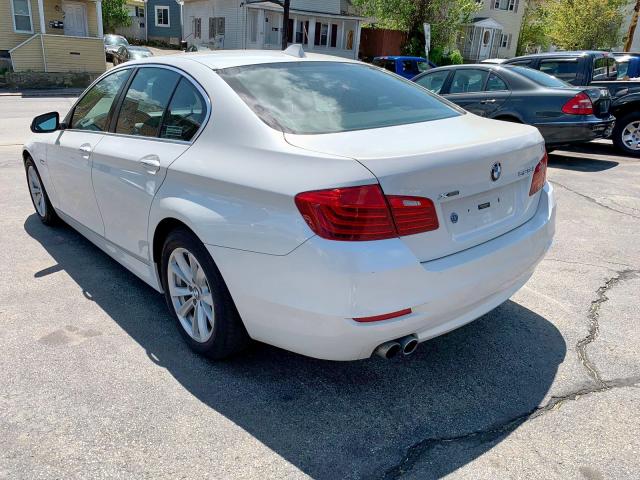 WBA5A7C50ED219167 - 2014 BMW 528 XI WHITE photo 3