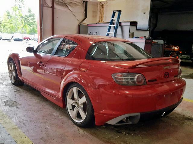 JM1FE173550158875 - 2005 MAZDA RX8 RED photo 3