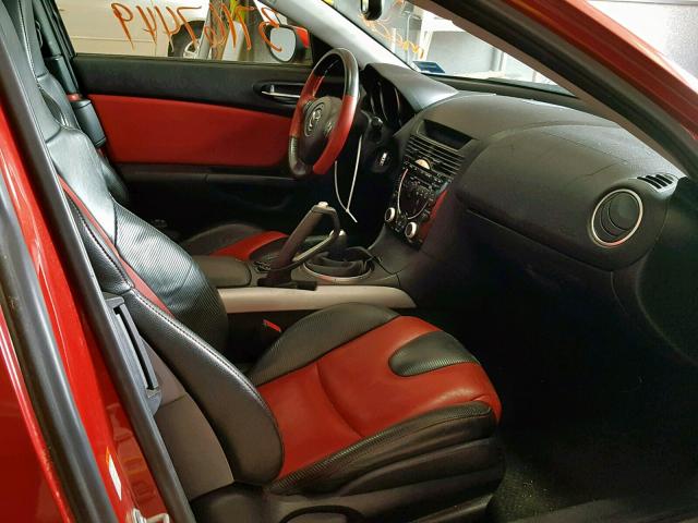 JM1FE173550158875 - 2005 MAZDA RX8 RED photo 5