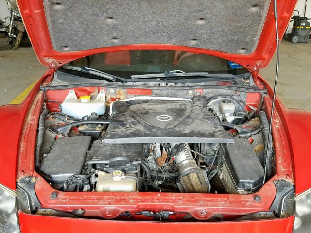 JM1FE173550158875 - 2005 MAZDA RX8 RED photo 7