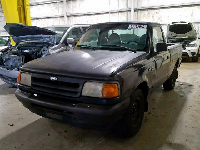 1FTCR10A2RUD02509 - 1994 FORD RANGER BLACK photo 2