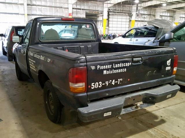 1FTCR10A2RUD02509 - 1994 FORD RANGER BLACK photo 3