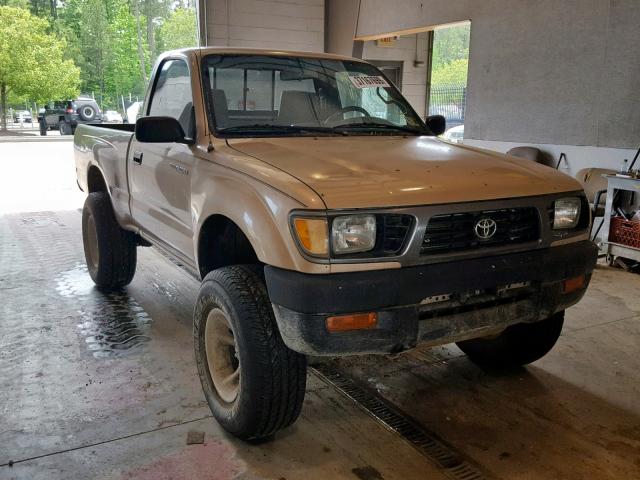 4TAPM62N4VZ227494 - 1997 TOYOTA TACOMA TAN photo 1