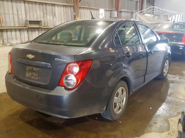 1G1JA5SH4D4225000 - 2013 CHEVROLET SONIC LS BLUE photo 4
