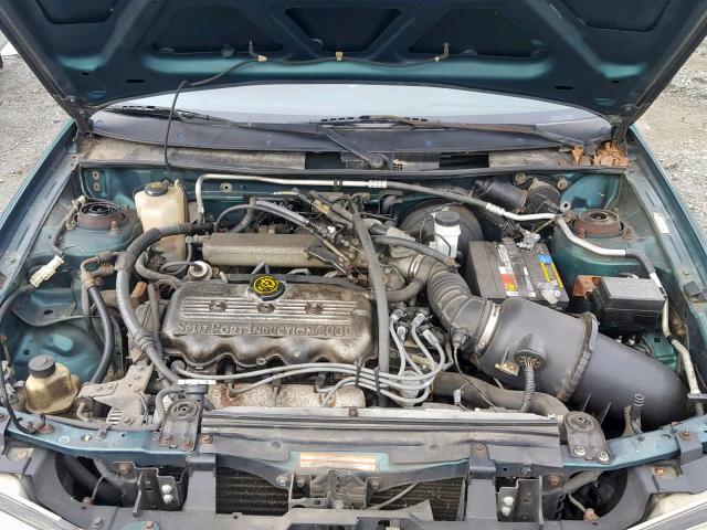 1FALP13P2VW149284 - 1997 FORD ESCORT LX GREEN photo 7