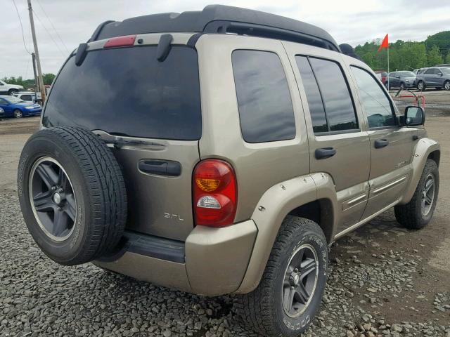 1J4GL38K83W672994 - 2003 JEEP LIBERTY RE BROWN photo 4