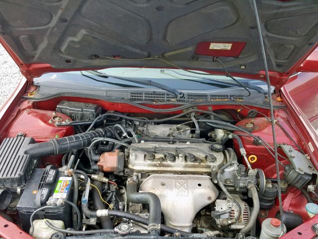 JHMCG56742C031200 - 2002 HONDA ACCORD SE RED photo 7