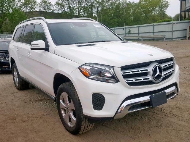 4JGDF6EE8JB149877 - 2018 MERCEDES-BENZ GLS 450 4M WHITE photo 1