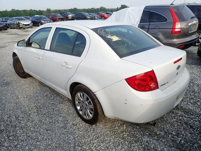 1G1AT58H997150186 - 2009 CHEVROLET COBALT LT WHITE photo 3