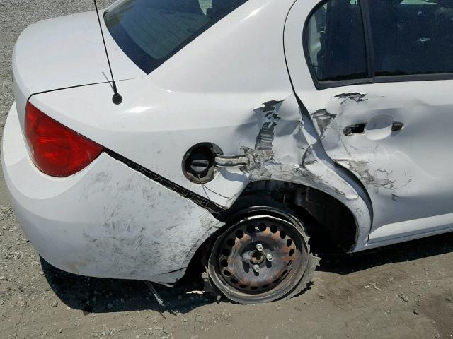 1G1AT58H997150186 - 2009 CHEVROLET COBALT LT WHITE photo 9