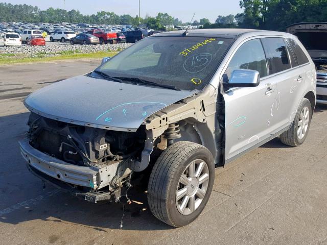 2LMDU68C27BJ28790 - 2007 LINCOLN MKX SILVER photo 2