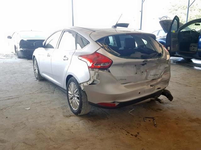 1FADP3N28HL348685 - 2017 FORD FOCUS TITA SILVER photo 3