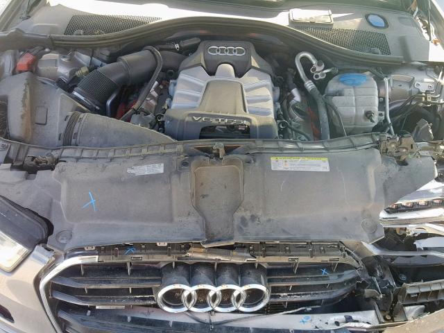 WAUHGAFC9EN042759 - 2014 AUDI A6 PRESTIG SILVER photo 7