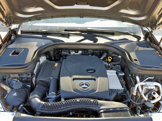 WDC0J4KB7JF320301 - 2018 MERCEDES-BENZ GLC COUPE GRAY photo 7