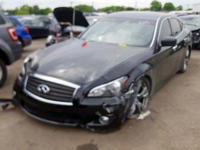 JN1AY1AR5DM590035 - 2013 INFINITI M56 X BLACK photo 2