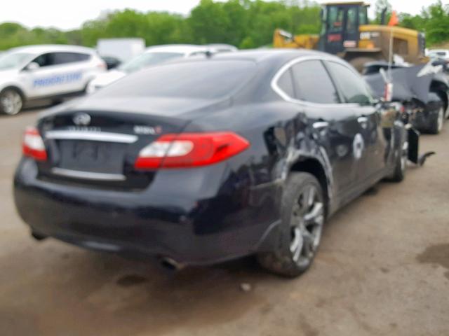 JN1AY1AR5DM590035 - 2013 INFINITI M56 X BLACK photo 4