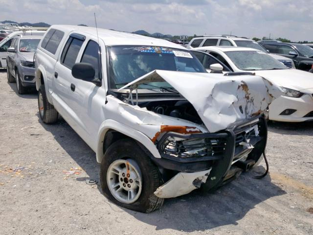 1B7HG2AZ4YS755174 - 2000 DODGE DAKOTA QUA WHITE photo 1