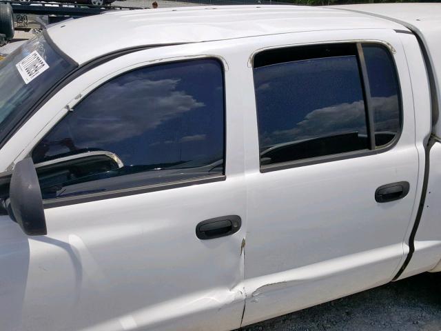 1B7HG2AZ4YS755174 - 2000 DODGE DAKOTA QUA WHITE photo 10