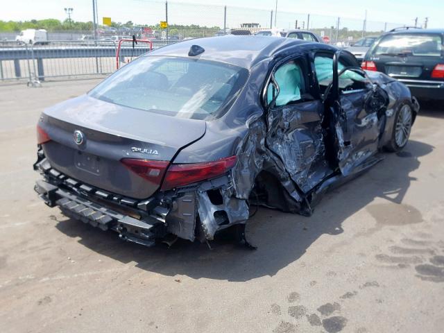 ZARFAEEN2H7533548 - 2017 ALFA ROMEO GIULIA TI GRAY photo 4