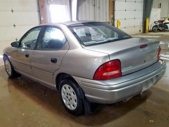 3B3ES47C8WT229143 - 1998 DODGE NEON HIGHL GRAY photo 3