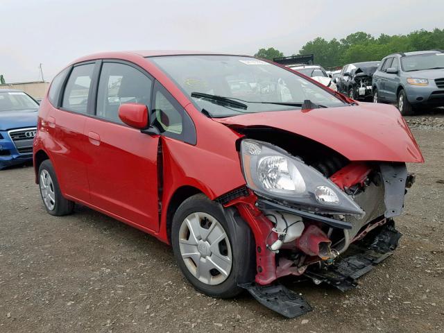 JHMGE8H35DC074370 - 2013 HONDA FIT RED photo 1