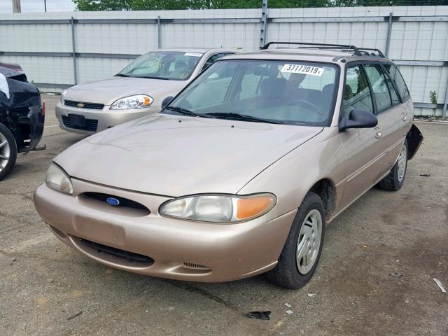 3FALP15P4VR165602 - 1997 FORD ESCORT LX TAN photo 2