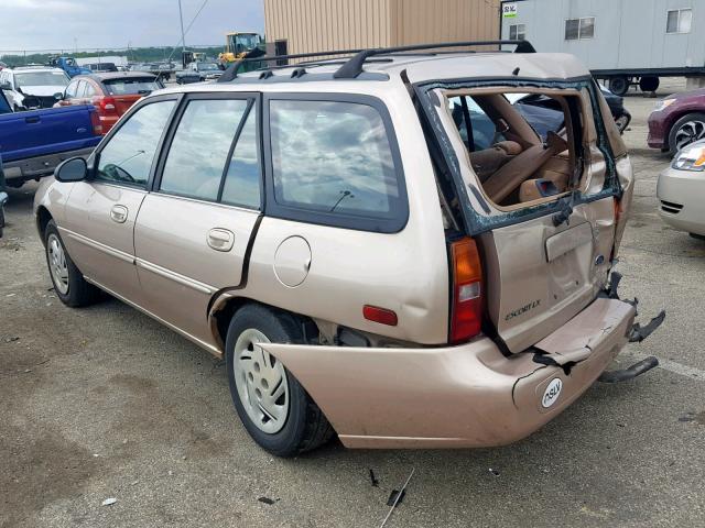 3FALP15P4VR165602 - 1997 FORD ESCORT LX TAN photo 3